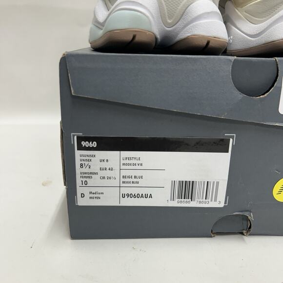 New Balance 9060 “Bisque Frosted Glass White” U9060AUA
